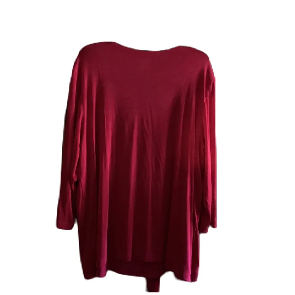 2 in 1 red top 2X - Picture 2 of 2